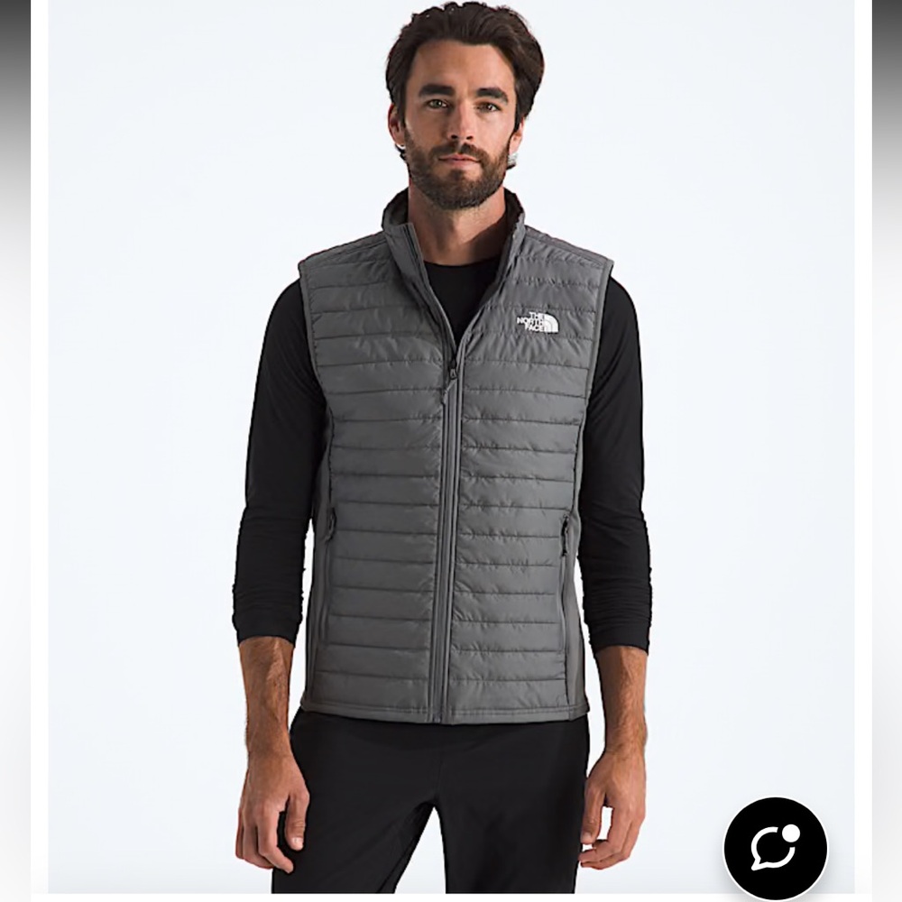 The North Face Men's Canyonlands Hybrid Vest in Smoked Pearl
